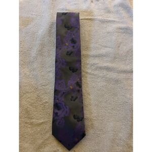 Rossi Man Men's Neck Tie Purple Floral Pattern Dress‎ Fashion